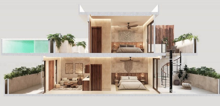 Departamentos en Tulum 2 y 3 Rec.